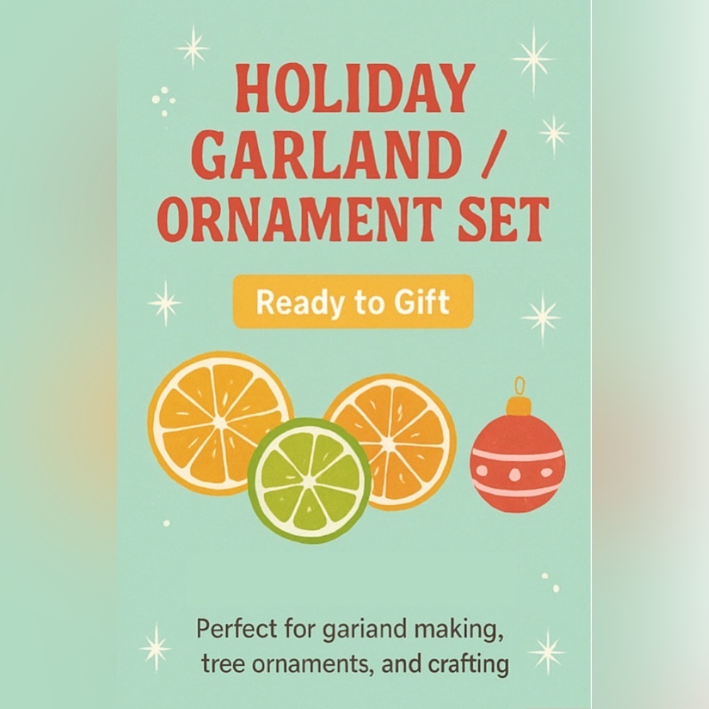 🍊Customizable Citrus Holiday Cocktail & Crafting Bundle | Dehydrated Slices - Picture 4 of 16